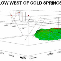 Resistivity low west of range front fault