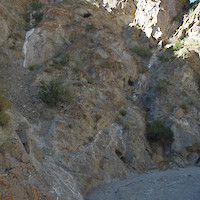 Antithetic west dipping mineralized fault